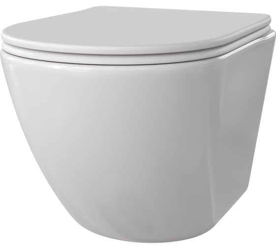 Изображение товара Подвесной унитаз Taliente Amato Vortex, белый, с крышкой микролифт (быстросъёмный механизм) AM45005