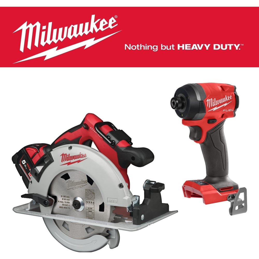 Изображение товара Набор циркулярной пилы и винтоверта M18 от Milwaukee