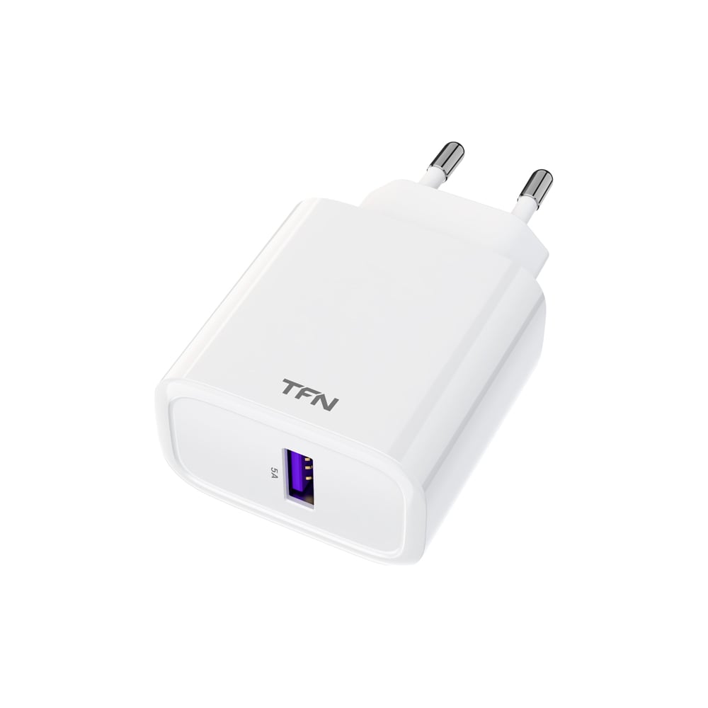 Сетевое зарядное устройство TFN сетевое зарядное устройство more choice nc65 type c 3 0a pd 25w быстрая зарядка white