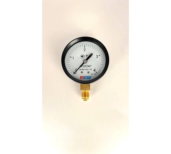 Изображение товара Манометр МЕТЕР ДМ 02-063-1-М Р=0..4 кгс/см2, М12х1.5, класс 1.5 672