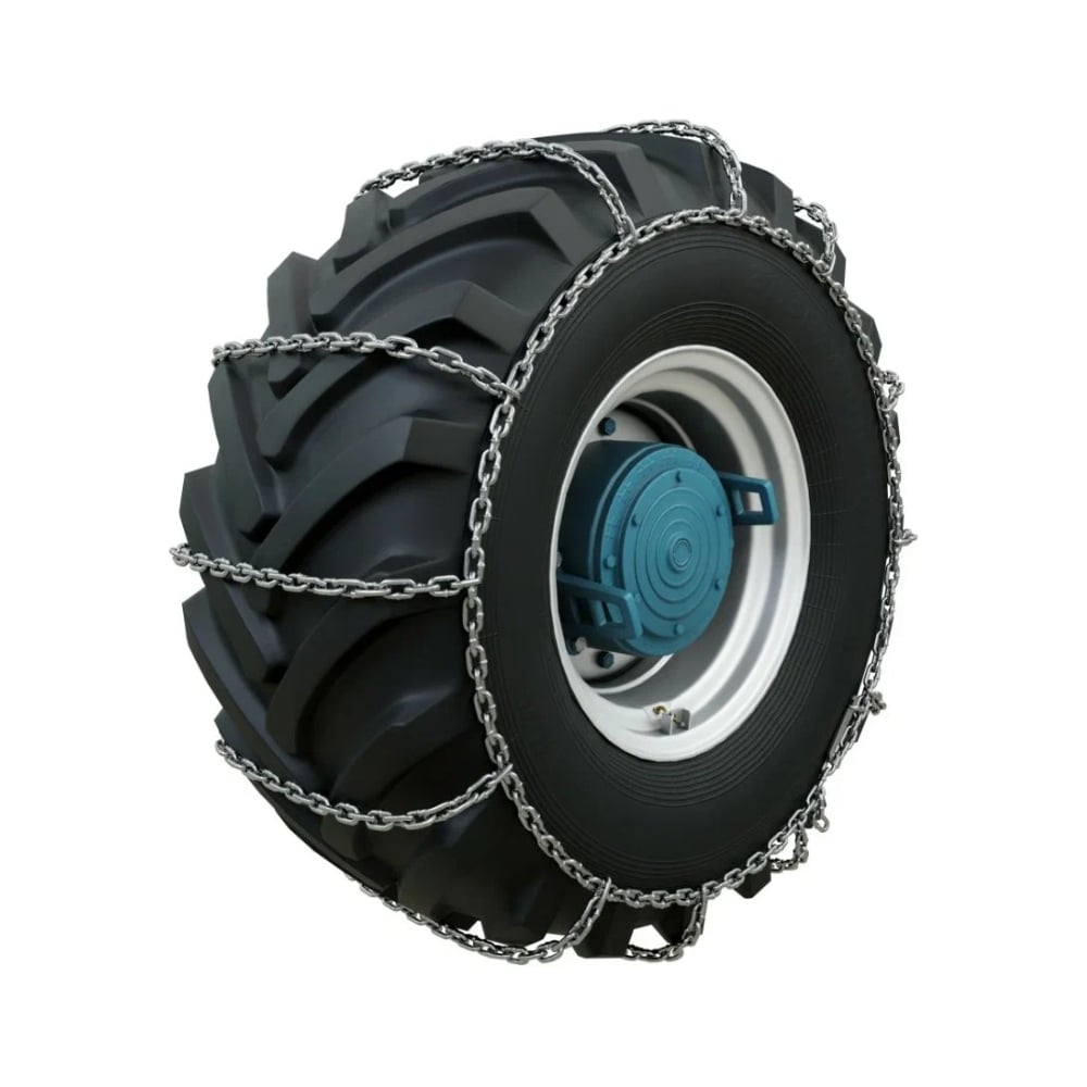 Изображение товара Цепи противоскольжения GROSCO 10.00-20 Спарка 8 мм Комплект 2 шт