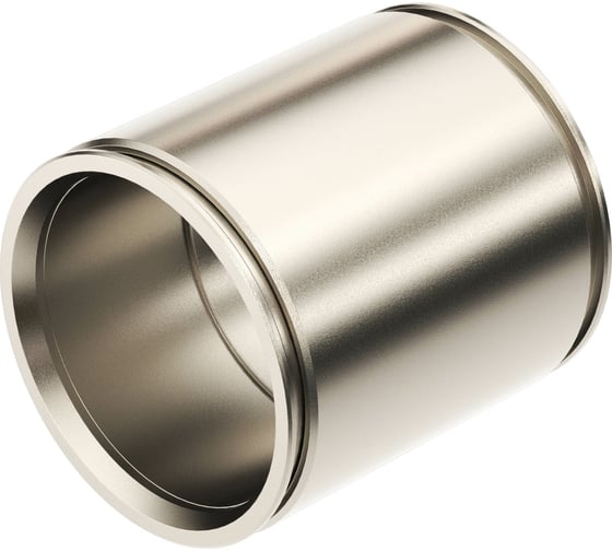 Изображение товара Муфта DKC труба-труба, диаметр 63 мм, IP66/IP67, никелированная латунь 6110-63N