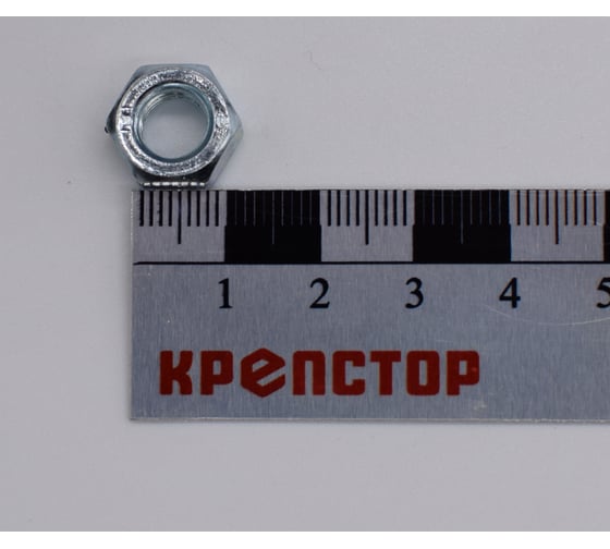 Изображение товара Гайка шестигранная М8 цинк DIN 934, 600 шт Крепстор 4665316945207