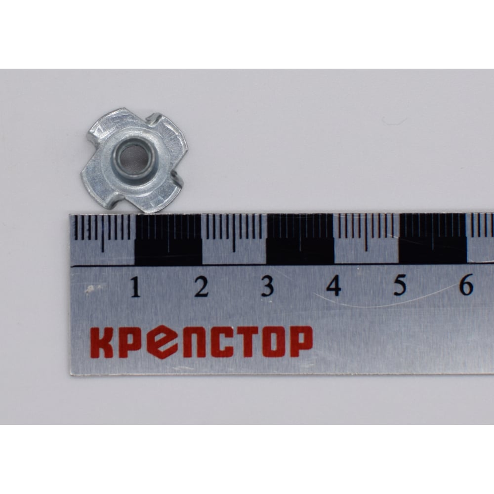 Изображение товара Гайка Крепстор м5 усовая цинк DIN 1624, 250 штук в упаковке