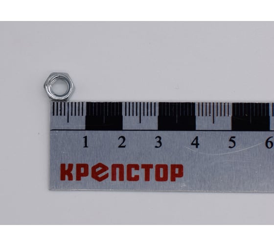 Изображение товара Гайка шестигранная М5 цинк DIN 934, 1500 шт Крепстор 4665316945184