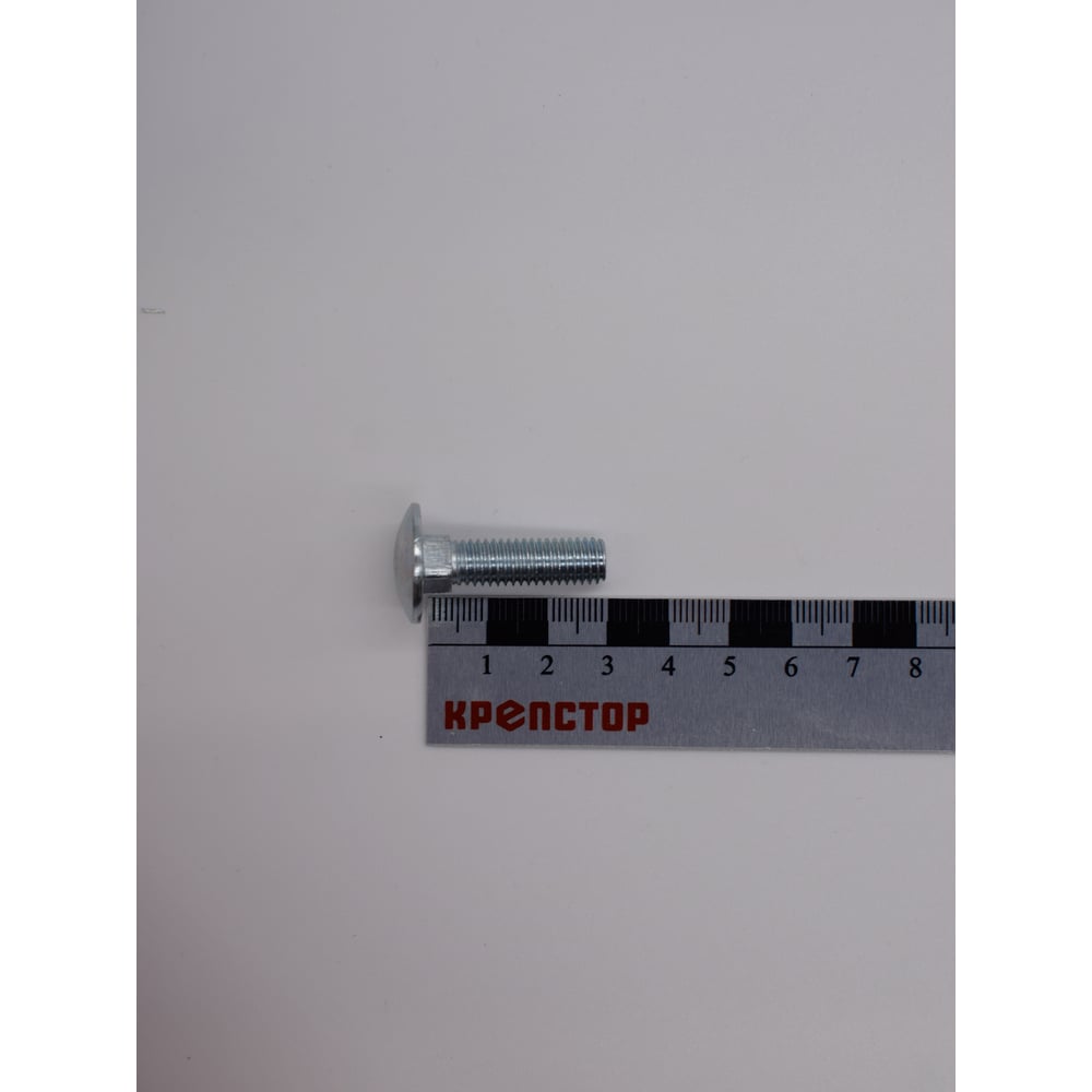 Изображение товара Болт Крепстор 10х30 DIN 603 оцинкованный, 100 шт