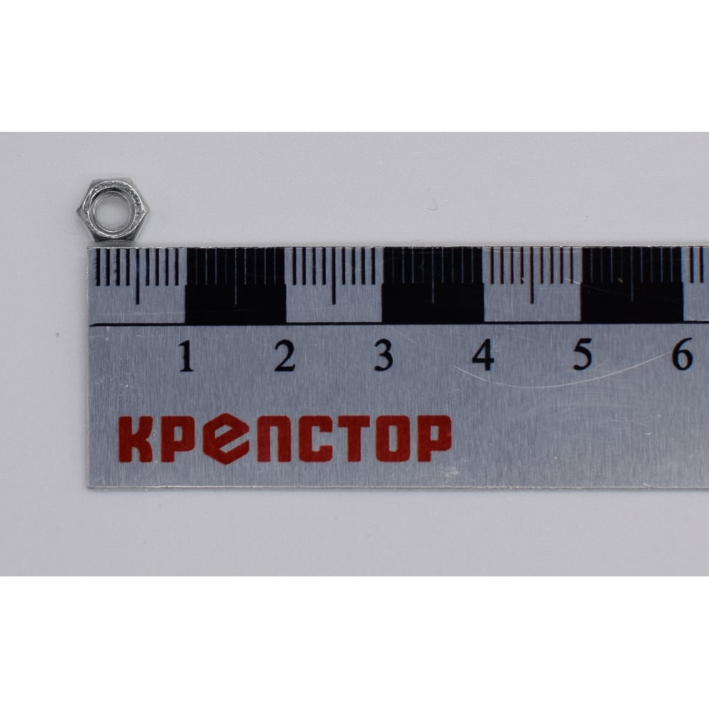 Изображение товара Гайка Крепстор М4 шестигранная цинк DIN 934 2000 шт