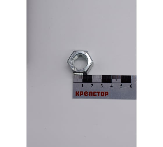 Изображение товара Гайка шестигранная М16 цинк DIN 934, 100 шт Крепстор 4665316945245