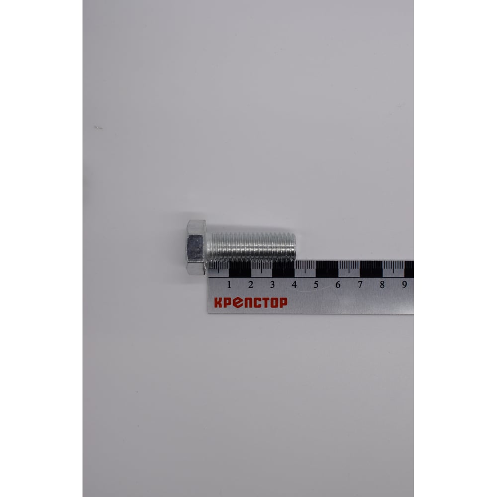 Изображение товара Болт цинк 14х40 Крепстор DIN 933, 30 шт в упаковке