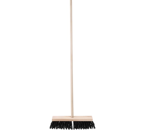 Изображение товара Уличная профессиональная щетка Gigant БУКОВАЯ КОЛОДКА 400 мм, куст 7мм, чер. из ГРАБА 1400 мм RIF-02