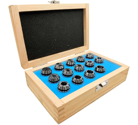 Изображение товара Набор цанг TORNERI ER20 из 14 шт (1-13 мм) Т027277