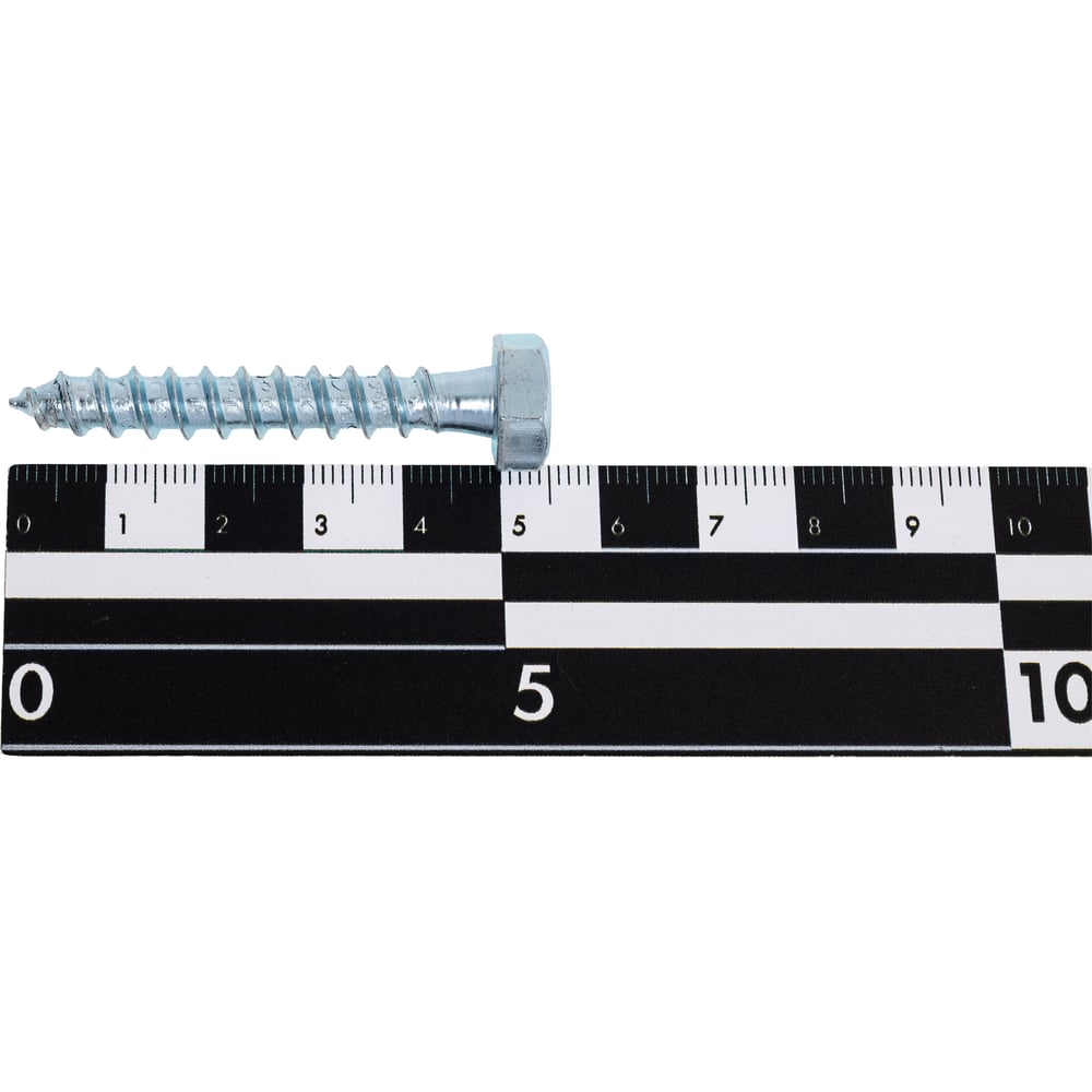 Изображение товара Шуруп Крепстор 8х50 для крепления лаг и реек Глухарь 100 шт надежный крепеж