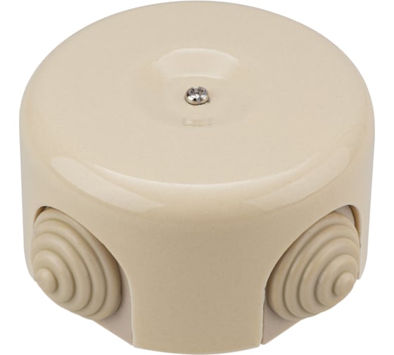 Изображение товара Распаечная коробка TDM ELECTRIC фарфоровая D7,8х4,5см «ЭКО» сосна SQ2802-0012