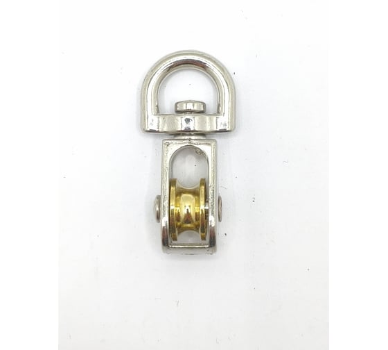 Изображение товара Одинарный блок с металлическим шкивом Крепстор 15 мм, 10 шт 4665316994625