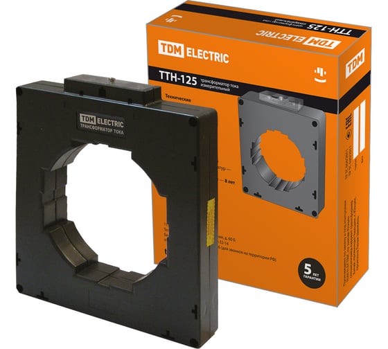 Изображение товара Трансформатор тока TDM ELECTRIC ТТН 125/1500/5-15VA/0,5-Р SQ1101-1145