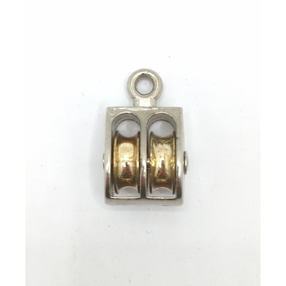 Изображение товара Блок крепстор 20мм двойной с металлическим шкивом 5 шт