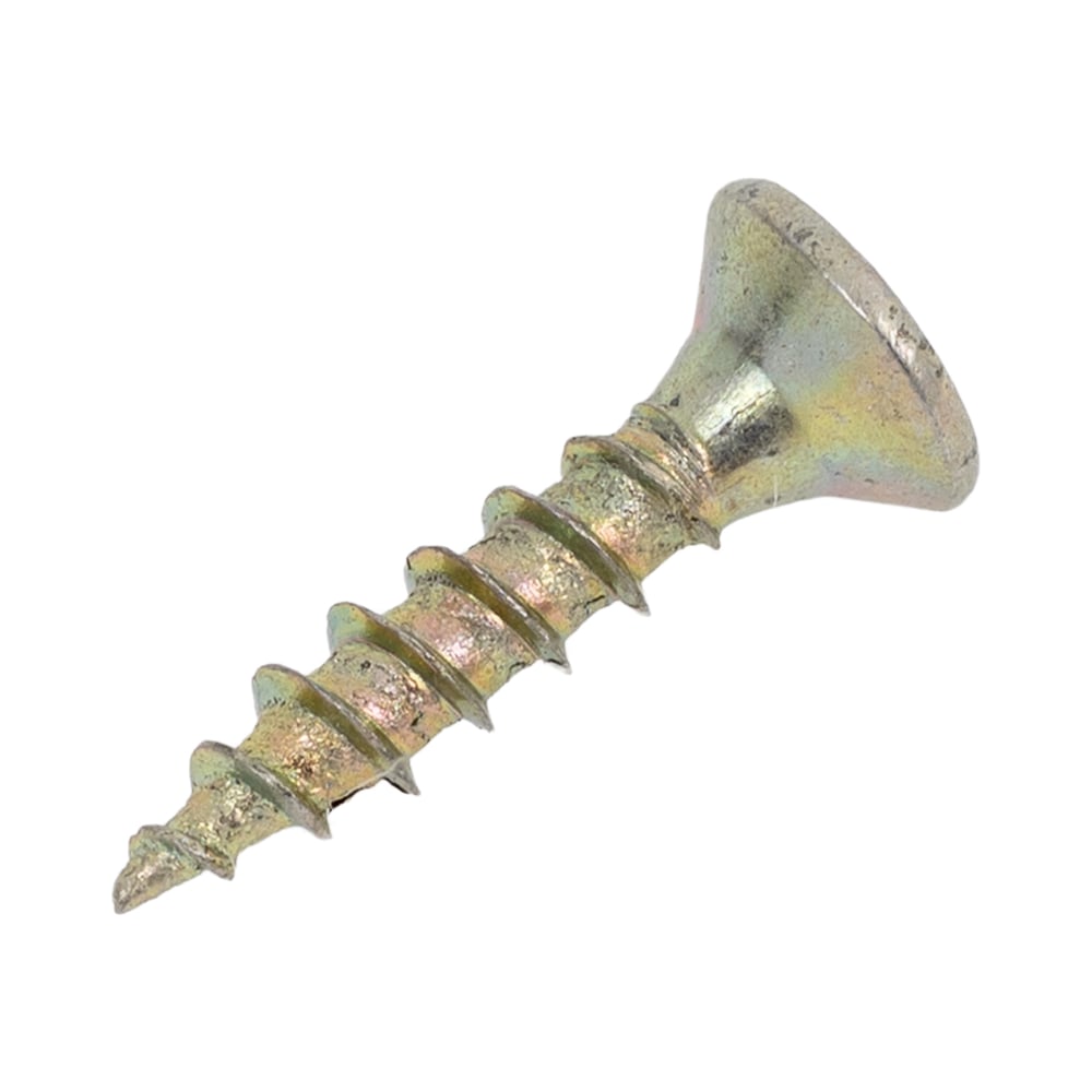 Изображение товара Саморез Крепстор 2,5х12 универсальный желтый цинк PZ, 2000 шт