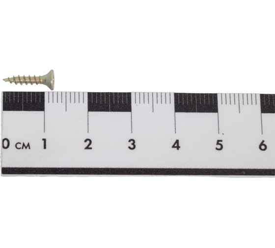 Изображение товара Саморез Крепстор универсальный желтый цинк PZ 2.5х12 мм 2000 шт 4665316946815
