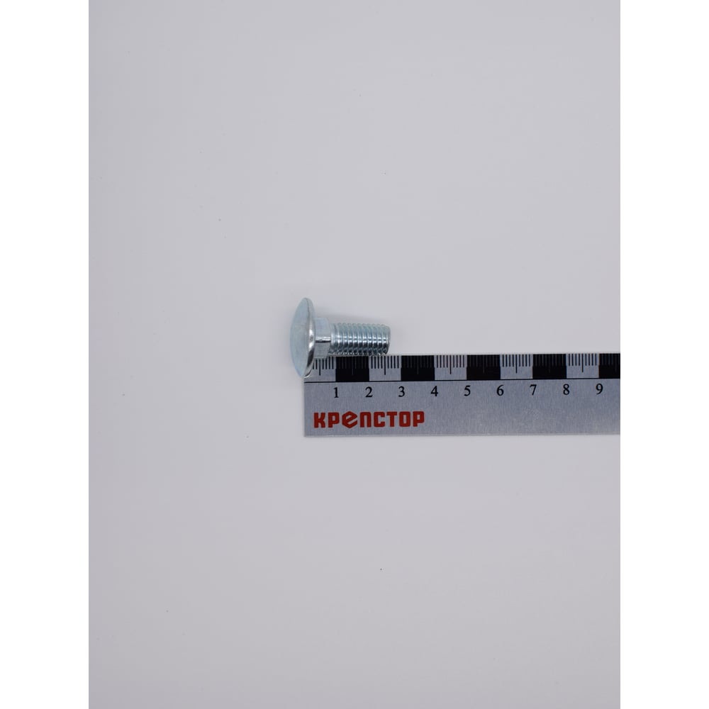 Изображение товара Болт Крепстор 8х25 мебельный DIN 603 оцинкованный 150 шт