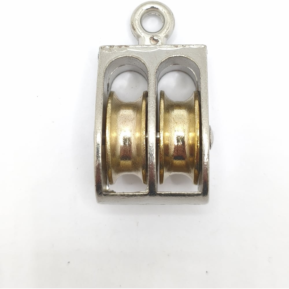 Изображение товара Блок Крепстор 25мм двойной с металлическим шкивом 2 шт