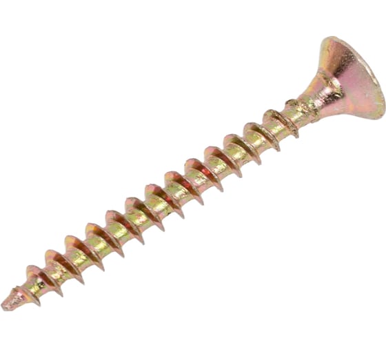 Изображение товара Саморез Крепстор 3.5х30 универсальный желтый цинк PZ 1000 шт 4665316946891