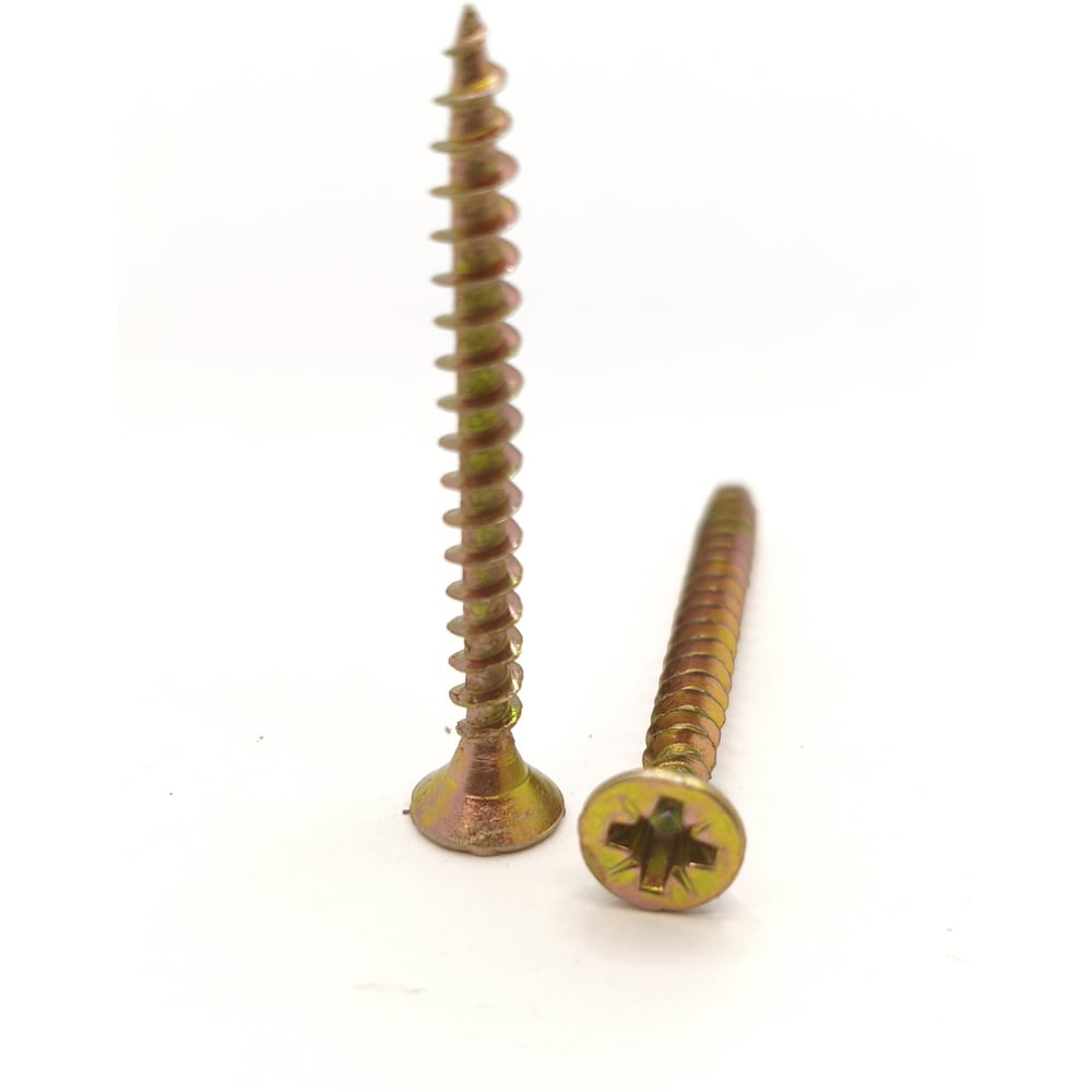 Изображение товара Саморез Крепстор 3,5х35 универсальный желтый цинк PZ 800 шт Изображение товара Саморез Крепстор 3,5х35 универсальный желтый цинк PZ 800 шт