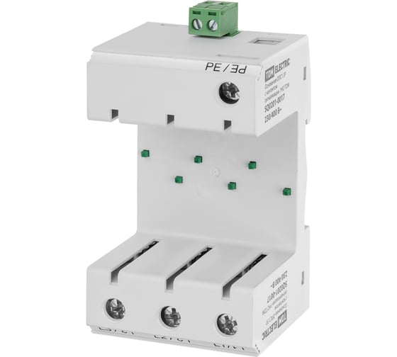 Изображение товара Основание TDM ОПС1 3Р с контактом сигнализации 1НО SQ0201-0017