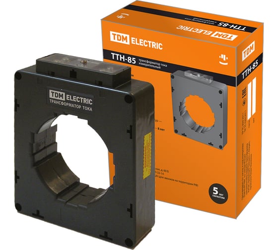 Изображение товара Трансформатор тока TDM ELECTRIC ТТН 85/1500/5-15VA/0,5-Р SQ1101-1158