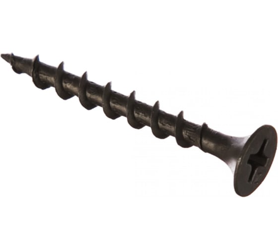 Изображение товара Саморез Крепстор 3.5х55 оксидированный по дереву (редкий шаг) 1 кг 4665316949618