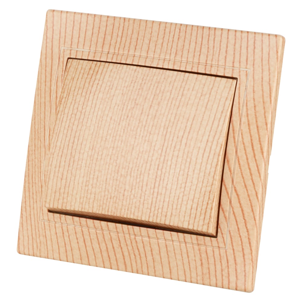 Изображение товара Выключатель TDM ELECTRIC 1 кл. 10А ЭКО сосна Таймыр