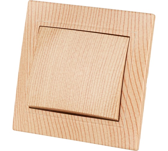 Изображение товара Выключатель TDM ELECTRIC 1 кл. 10А "ЭКО" (сосна) серия "Таймыр" SQ1814-0201