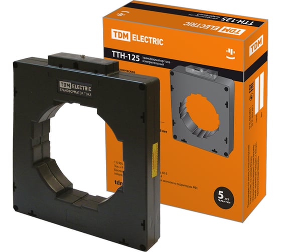 Изображение товара Трансформатор тока TDM ELECTRIC ТТН 125/2000/5-15VA/0,5S-Р SQ1101-1171