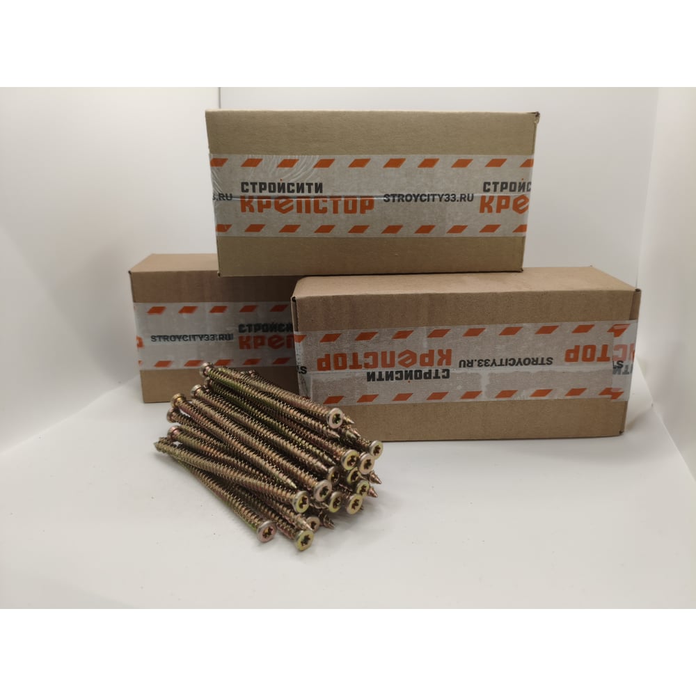 Изображение товара Шуруп Крепстор 7,5х112 для оконных и дверных рам, 100 шт