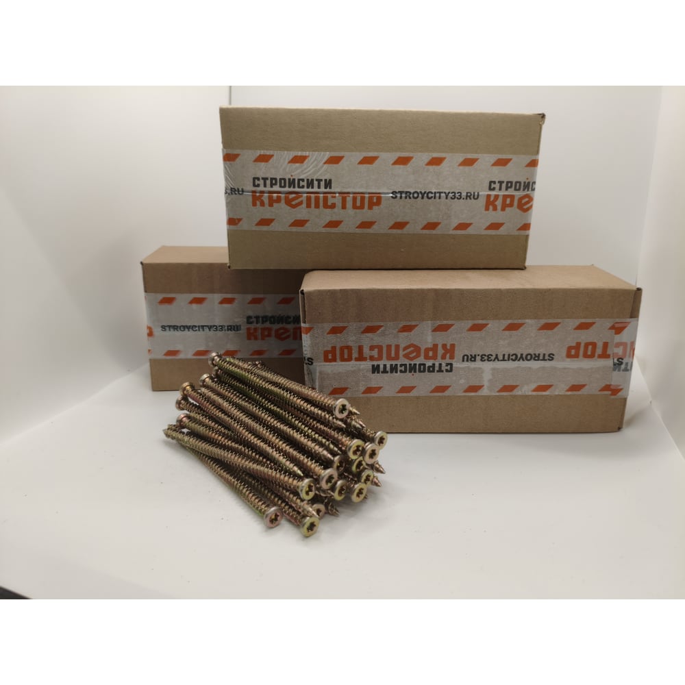 Изображение товара Шуруп Крепстор 7,5х132 для оконных и дверных рам, 100 шт