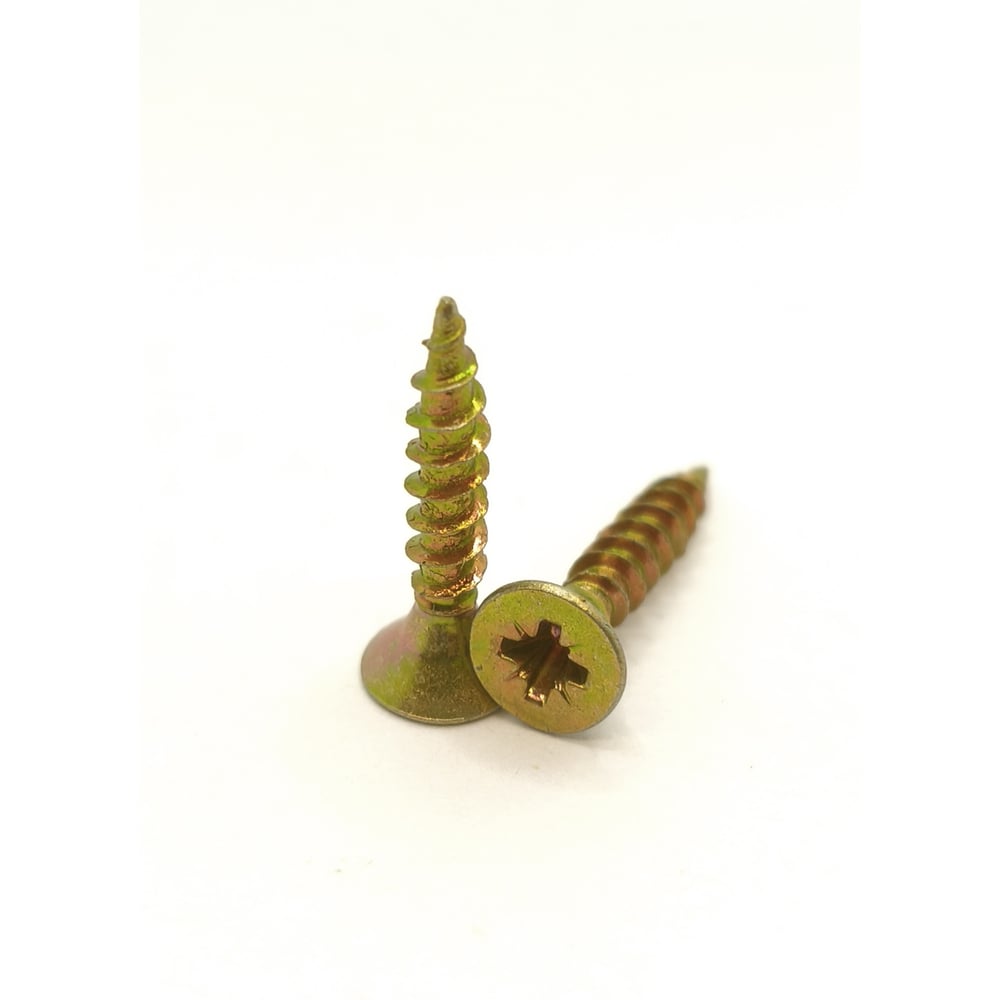 Изображение товара Саморез Крепстор 3х16 универсальный желтый цинк PZ 1200 шт