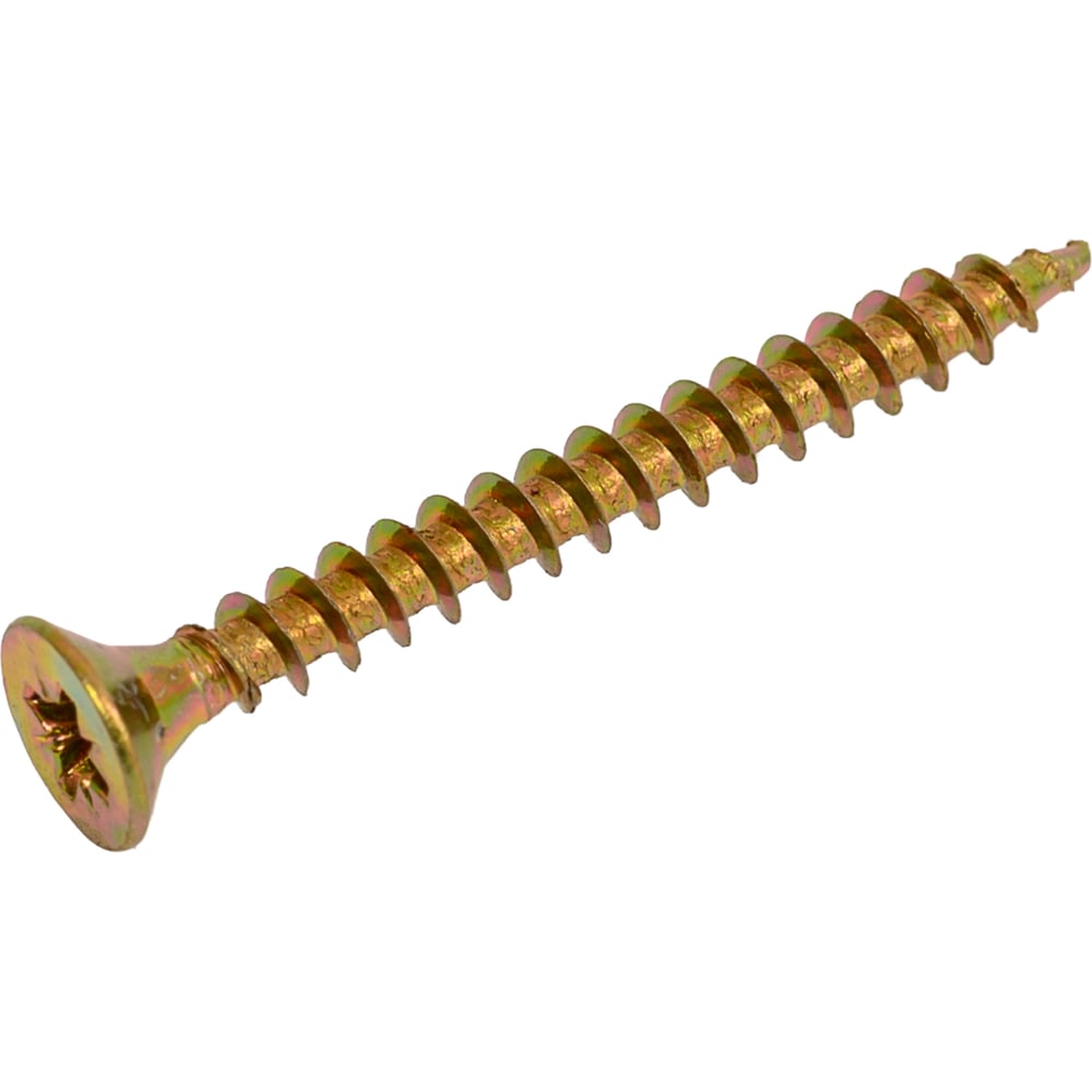 Изображение товара Саморез Крепстор 3x30 мм PZ1 желтый цинк 1000 шт