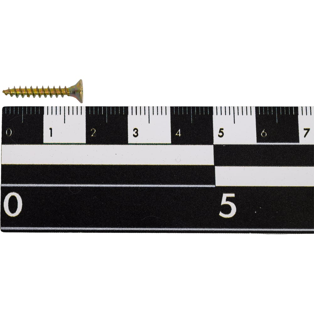 Изображение товара Саморез Крепстор 3х20 универсальный желтый цинк PZ 1500 шт