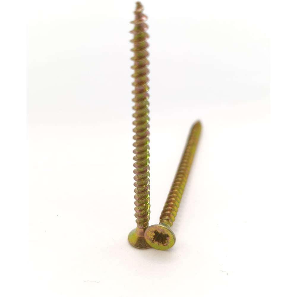 Изображение товара Саморез универсальный Крепстор 3х40 мм желтый цинк PZ 800 шт 4665316947010