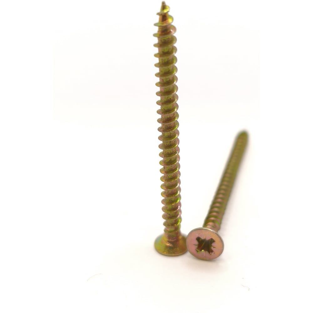 Изображение товара Саморез универсальный Крепстор 3х45 мм желтый цинк PZ 700 шт 4665316947027