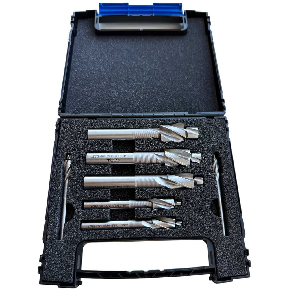 Изображение товара Набор цековок GSR DIN 373 HSSG M3-M12 для нарезки резьбы