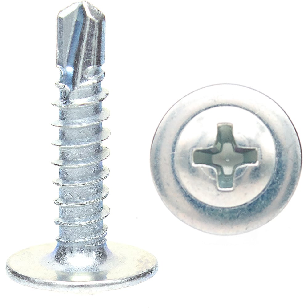 Изображение товара Саморез Крепстор 4,2х16 с прессшайбой сверло, 1 кг 4665316990214