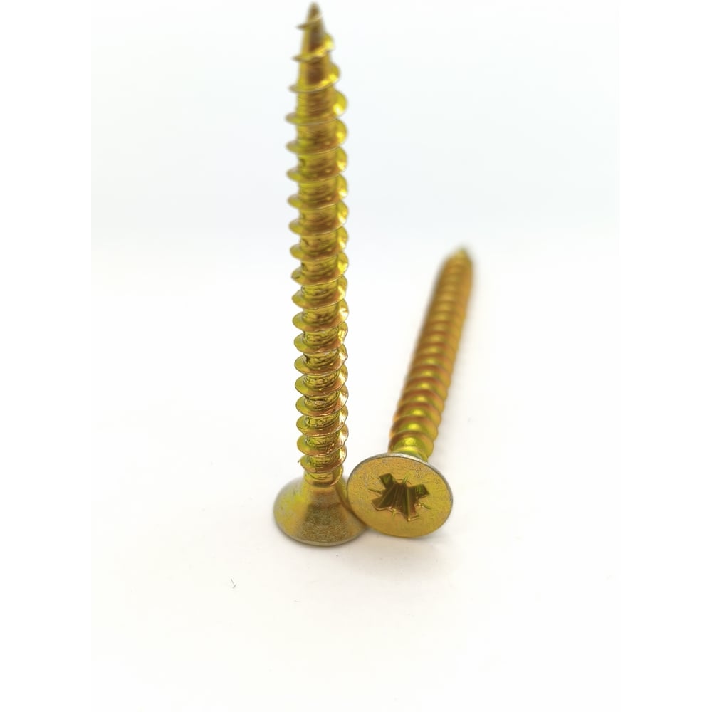 Изображение товара Саморез универсальный Крепстор 4,5х45 желтый цинк 400 шт Изображение товара Саморез универсальный Крепстор 4,5х45 желтый цинк 400 шт