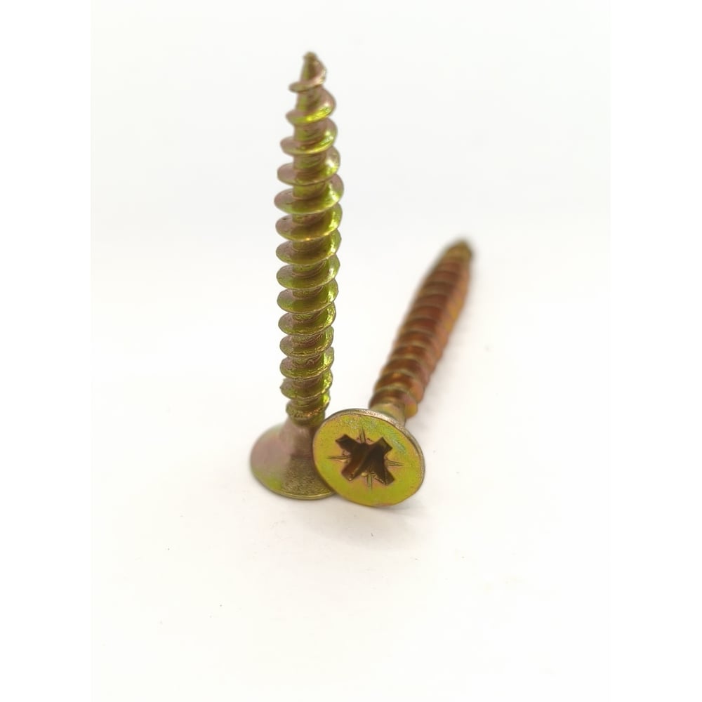 Изображение товара Саморез универсальный Крепстор 4.5х35 желтый цинк 550 шт