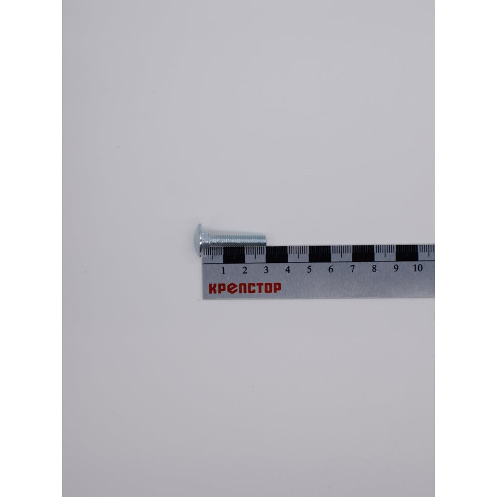 Изображение товара Болт Крепстор 6х30 мебельный DIN 603 оцинкованный 250 шт