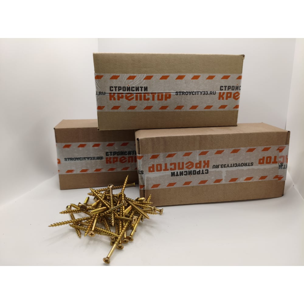 Изображение товара Саморез Крепстор 4,2х70 оксидированный по дереву 1 кг