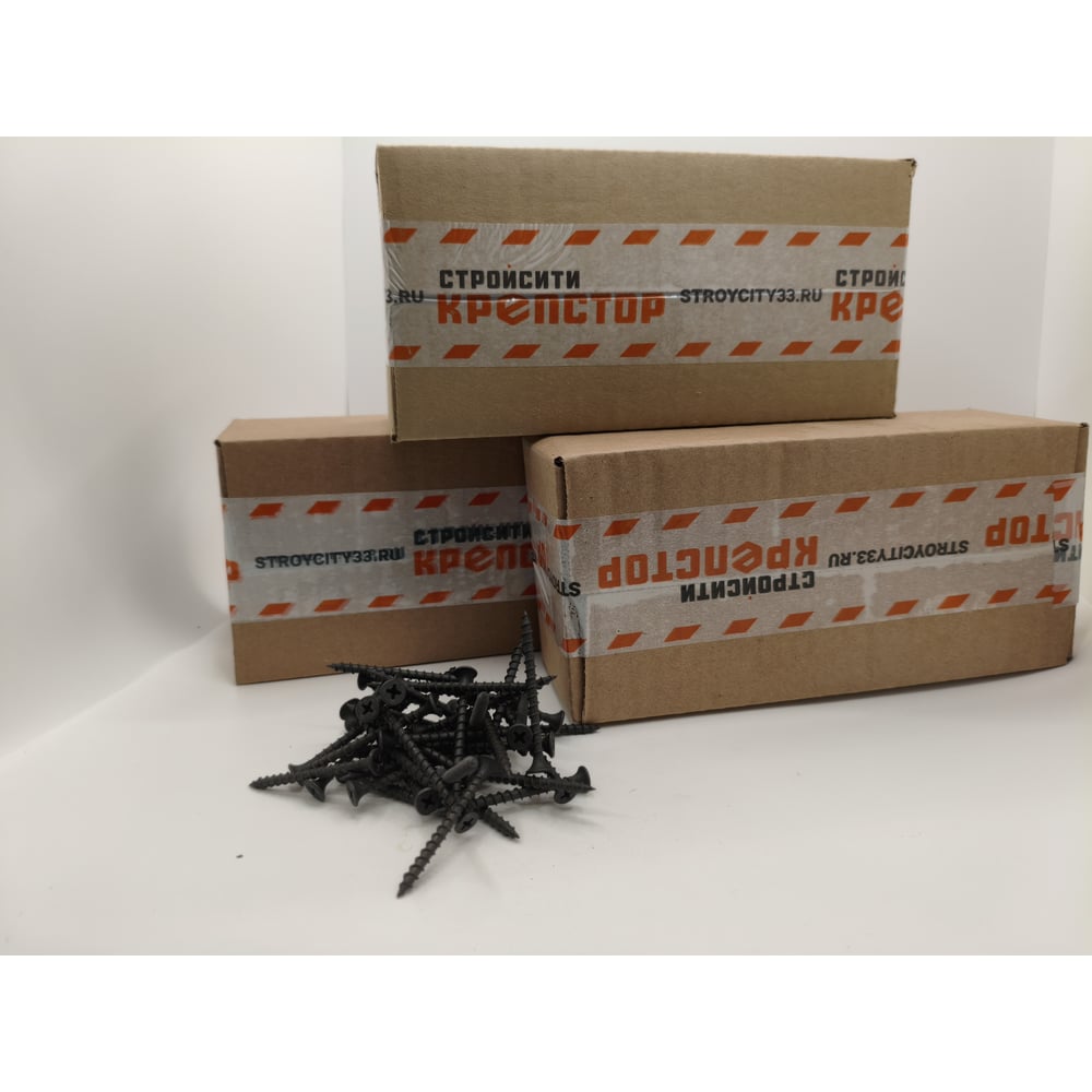 Изображение товара Саморез Крепстор 4,2х70 оксидированный по дереву 1 кг для надежного крепежа