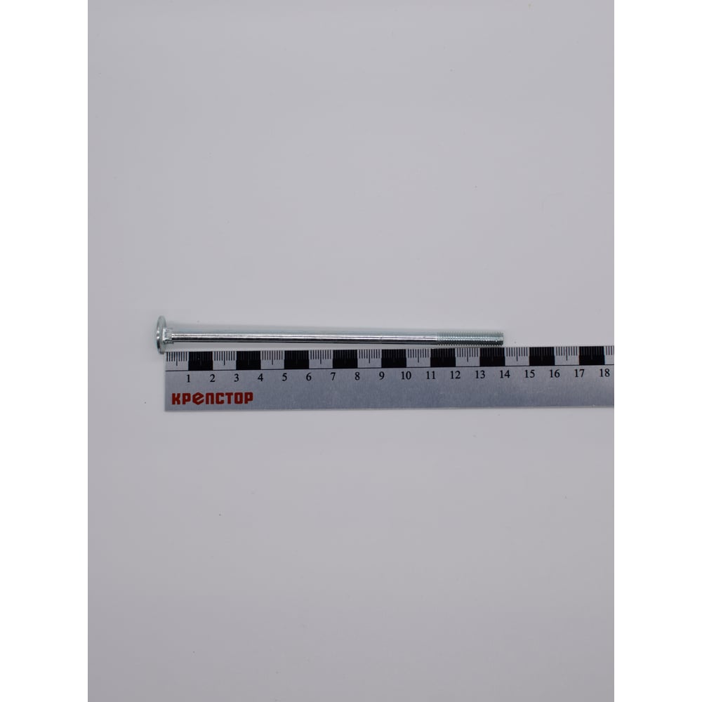 Изображение товара Мебельный болт Крепстор 6х140 DIN 603 оцинкованный, 60 шт