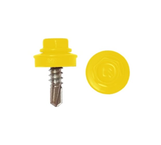 Изображение товара Саморез кровельный Крепстор 4,8х51 RAL 1018 желтый, 150 шт 4665316948338