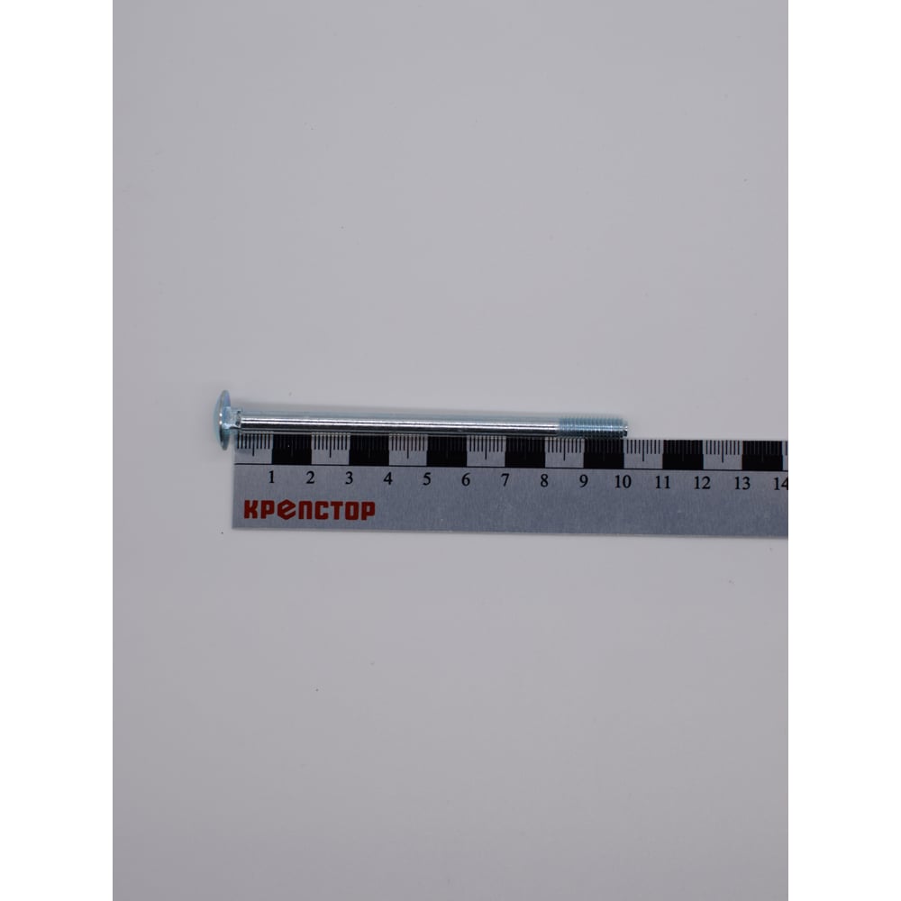 Изображение товара Мебельный болт Крепстор 6х100 DIN 603 оцинкованный 80 шт