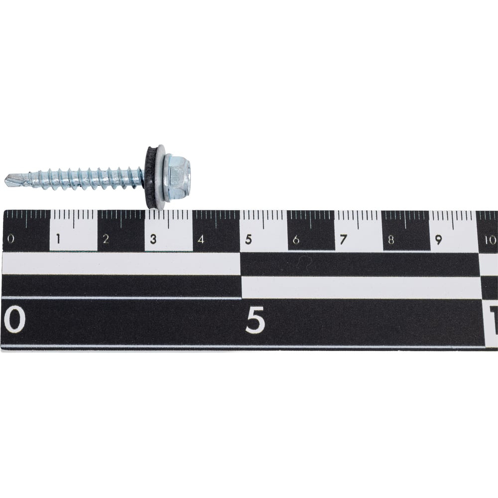 Изображение товара Саморез кровельный Крепстор 4,8х35 оцинкованный, 250 шт